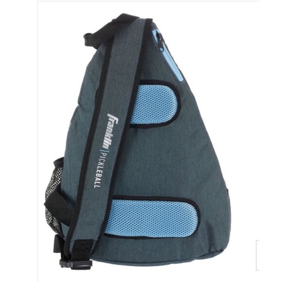 Franklin Pickleball Racket Case Bag NWOT Gray Pockets Shoulder Bag $36 - Picture 3 of 9